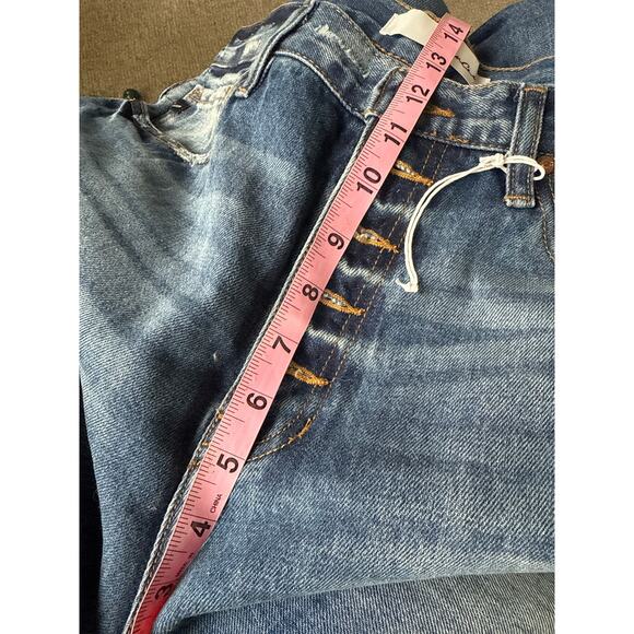 KanCan 90’s Flare distressed denim jeans womens 9/28 Tall - Picture 6 of 10